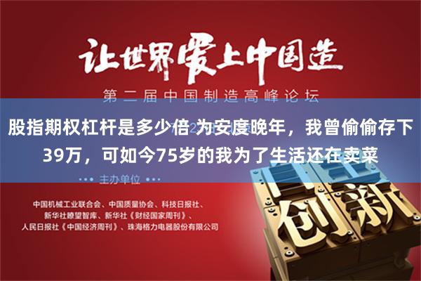 股指期权杠杆是多少倍 为安度晚年，我曾偷偷存下39万，可如今75岁的我为了生活还在卖菜