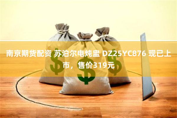 南京期货配资 苏泊尔电炖盅 DZ25YC876 现已上市，售价319元