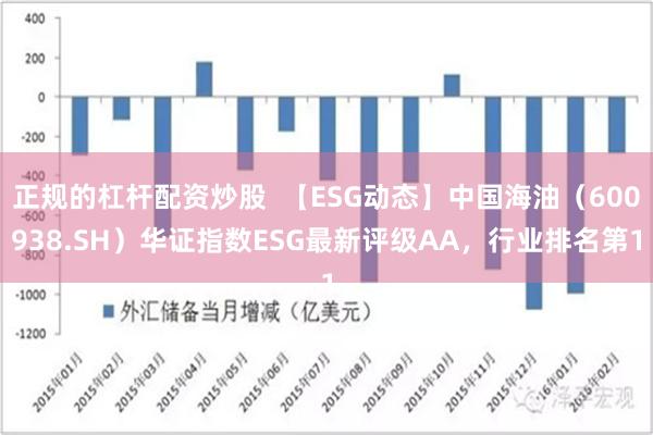 正规的杠杆配资炒股  【ESG动态】中国海油（600938.SH）华证指数ESG最新评级AA，行业排名第1