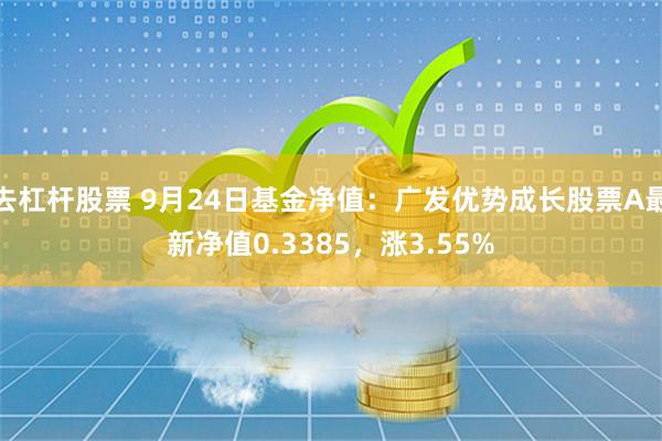 去杠杆股票 9月24日基金净值：广发优势成长股票A最新净值0.3385，涨3.55%